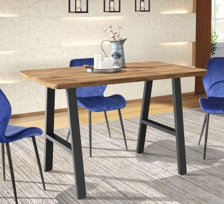 Стіл Astra 1200 (1200х670хН770) чорний графіт/Дуб Ліворно