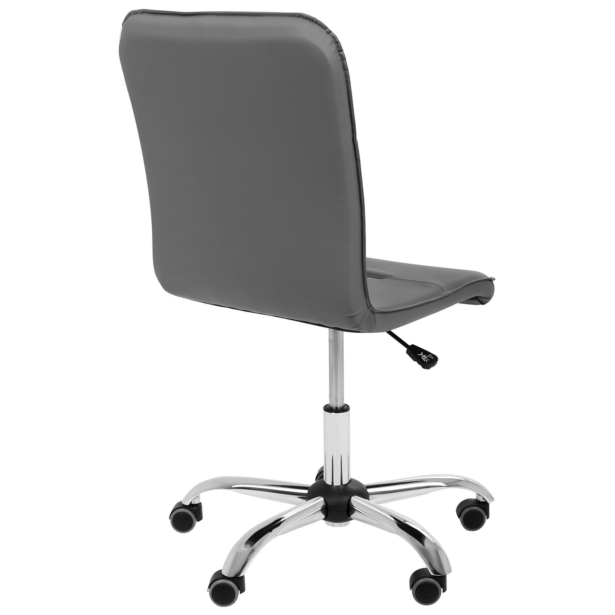 Крісло Самба-Home Хром Шкірзам сiрий без канта