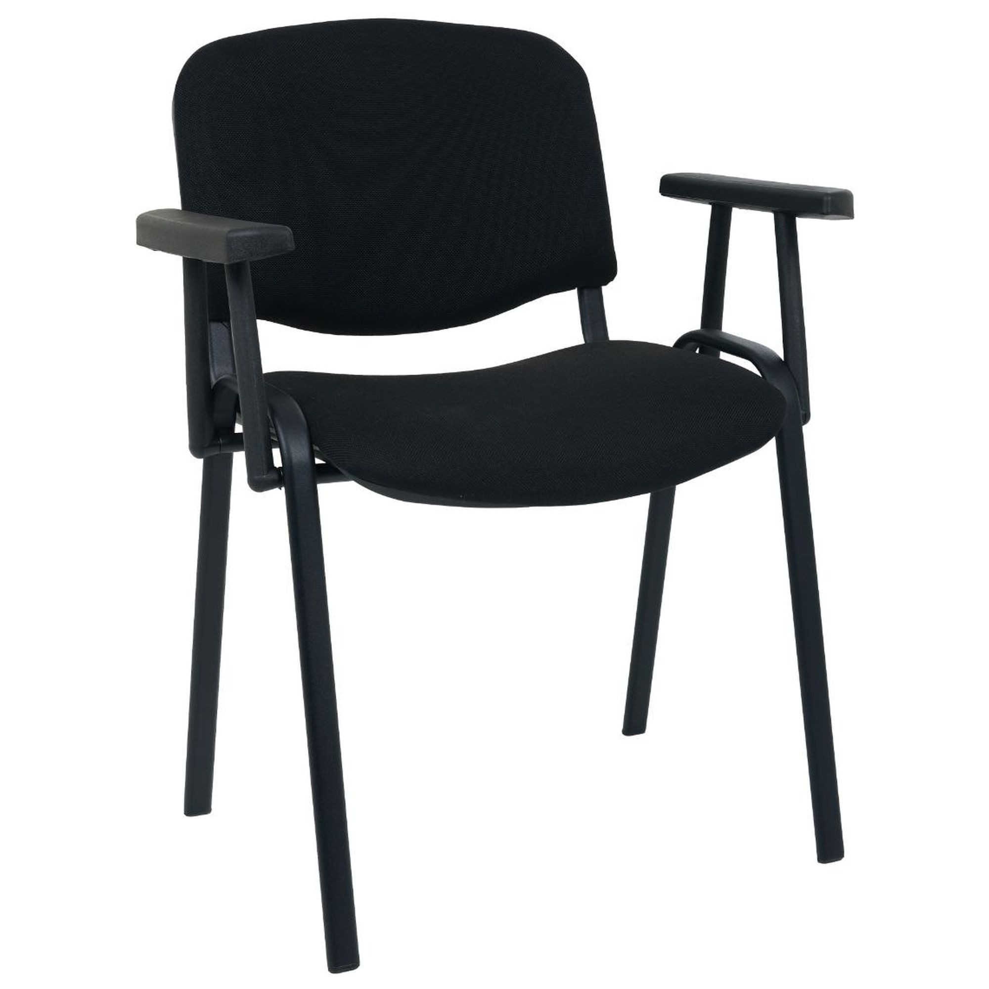 Стілець Ізо чорний А-1 з підлокітником, Миколаїв, "Світ Меблів", mebland.com.ua