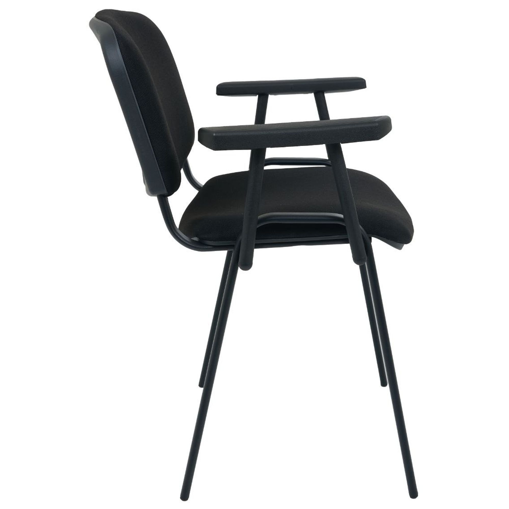 Стілець Ізо чорний А-1 з підлокітником, Миколаїв, "Світ Меблів", mebland.com.ua