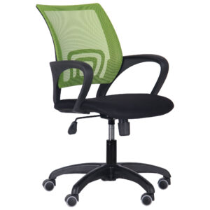 Крісло Веб сидіння Сітка чорна/спинка Сітка салатова, Миколаїв, "Світ Меблів", mebland.com.ua