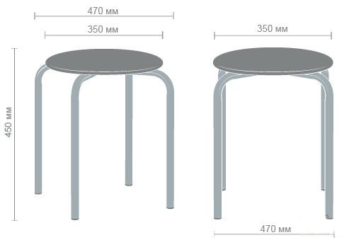 Табурет Софі алюм Неаполь N-34, Миколаїв, "Світ Меблів", mebland.com.ua