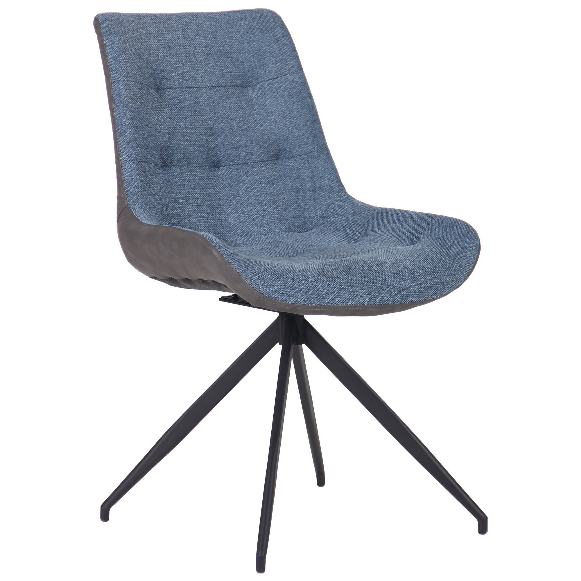 Стілець поворотний Aurora чорний / меланж океан, Миколаїв, "Світ Меблів", mebland.com.ua