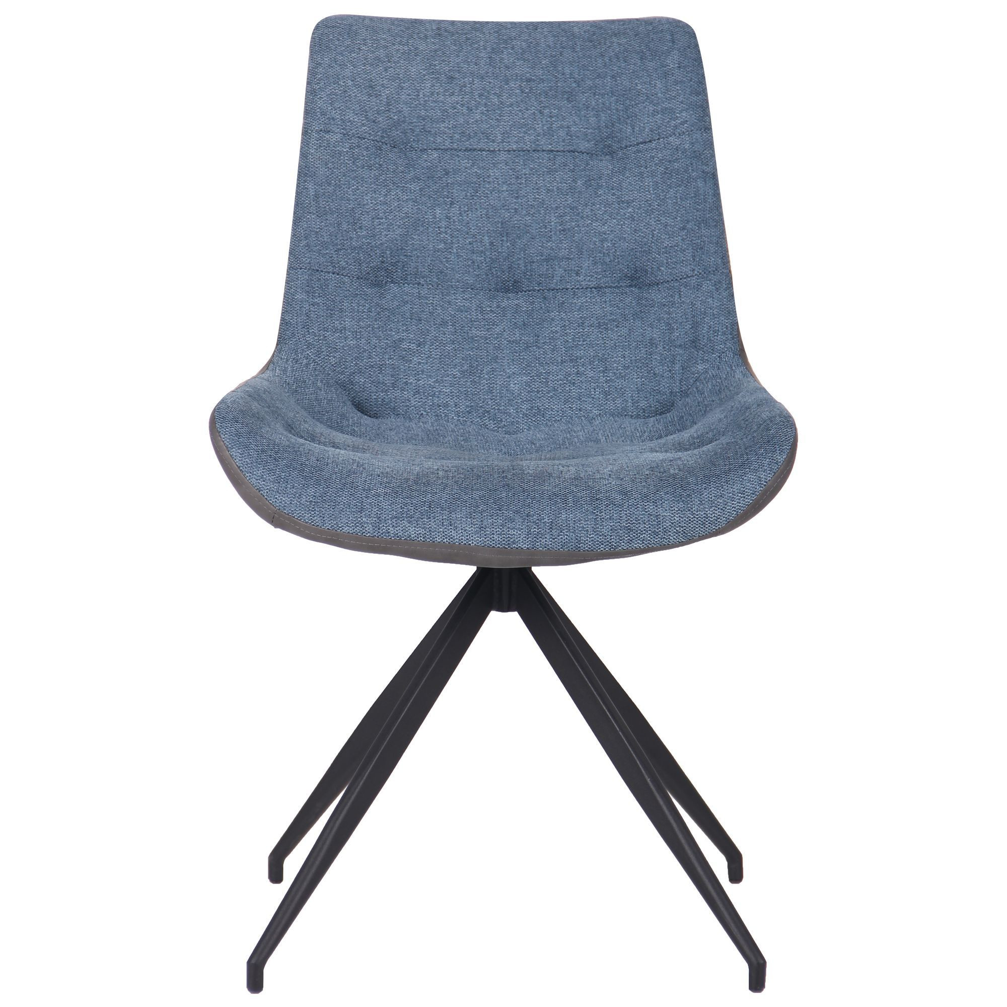 Стілець поворотний Aurora чорний / меланж океан, Миколаїв, "Світ Меблів", mebland.com.ua