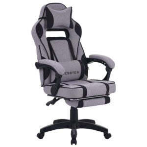 Крісло геймерське VR Racer Textile Webster Сірий/чорний, Миколаїв, "Світ Меблів", mebland.com.ua