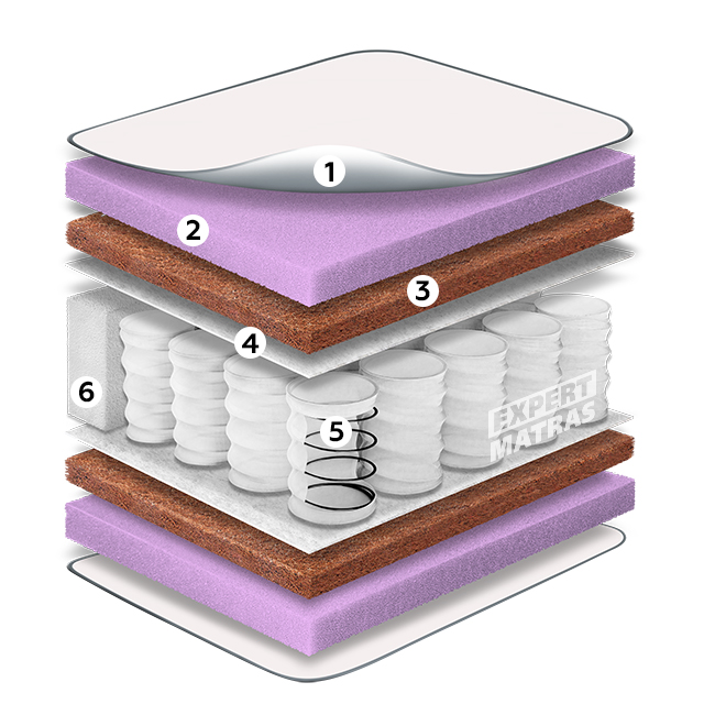 Матрац BRAVE SPRING COCOS / БРЕЙВ СПРИНГ КОКОС "Світ Меблів", mebland.com.ua