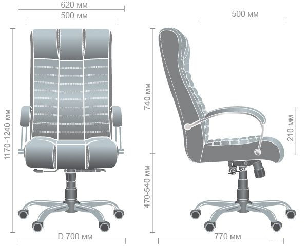 Крісло Атлантіс Хром Механізм ANYFIX Неаполь N-20, Миколаїв, "Світ Меблів", mebland.com.ua