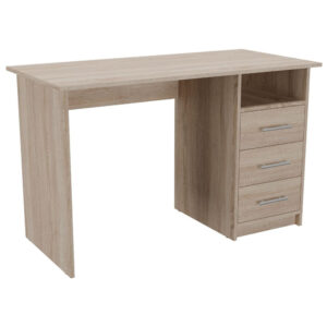 Стіл однотумбовий ОМ-122R (1200х580х750Н) Дуб Сонома, Миколаїв, "Світ Меблів", mebland.com.ua