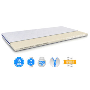 Матрац топер BIG-MEMORY / БІГ-МЕМОРІ трикотаж, Миколаїв, mebland.com.ua