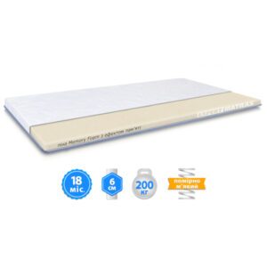 Матрац топер BIG-MEMORY / БІГ-МЕМОРІ жаккард, Миколаїв, mebland.com.ua
