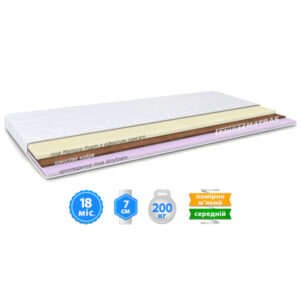 Матрац топер MEMORY-COCOS 3in1 / МЕМОРІ-КОКОС 3в1 жаккард, mebland.com.ua, Миколаїв